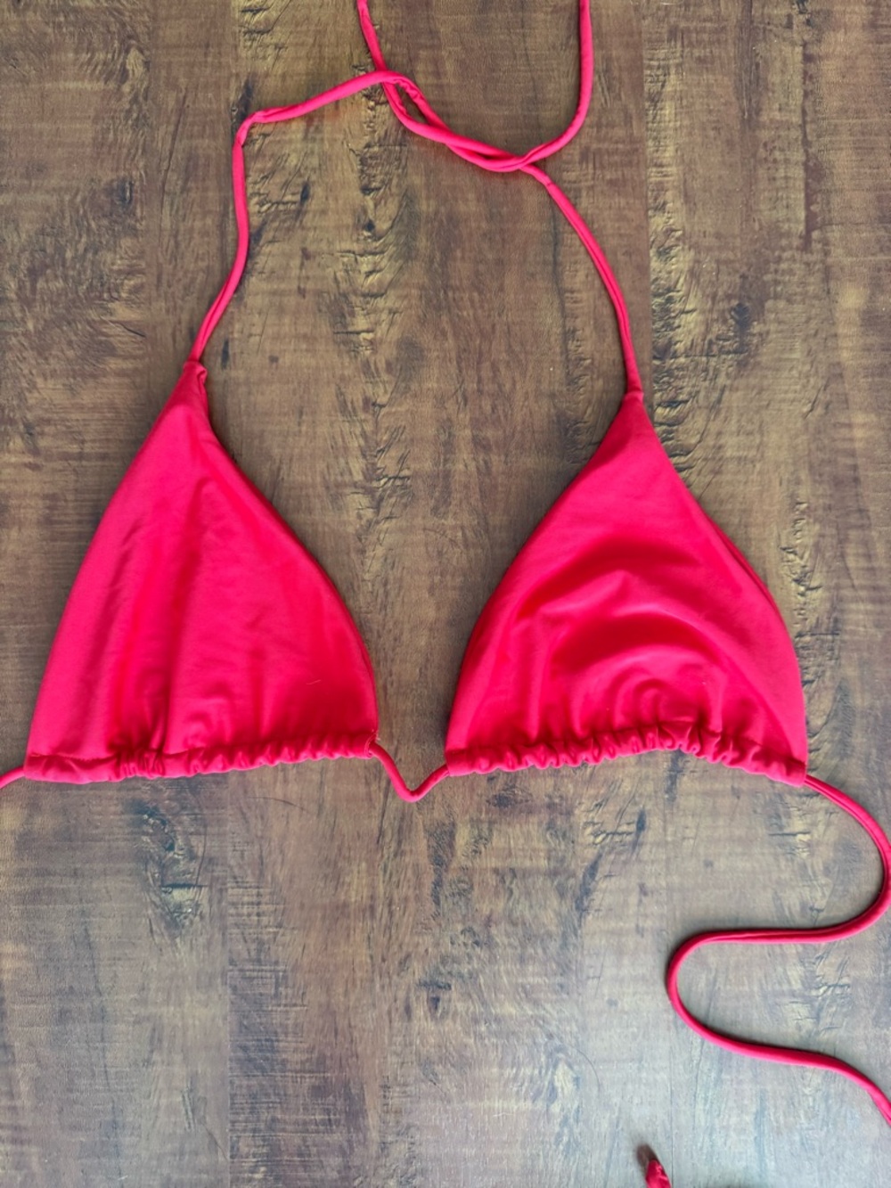 Red Triangle String Bikini Set - Picture 3 of 3